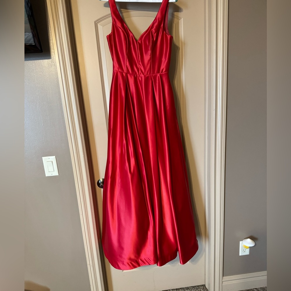Red prom dress